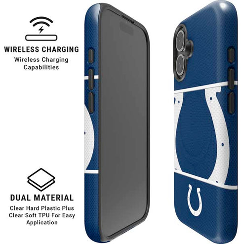 NFL Indianapolis Colts Zone Block iPhone 16 Plus Magsafe Impact Case